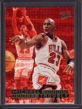 1995 Ultra Double Trouble Michael Jordan Gold Medallion #3 card