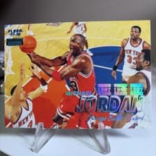 1997 Fleer Michael Jordan Tiffany #23 card