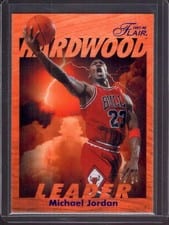 1997 Fleer Flair Hardwood Leaders Michael Jordan #4 card