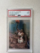 1997 Metal Universe Championship Michael Jordan #23 card