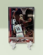 1997 Topps Chrome Michael Jordan #123 card