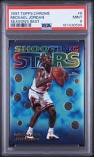1997 Topps Chrome Season's Best Michael Jordan #6 card