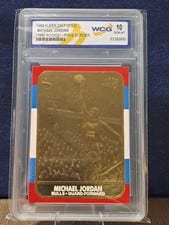 Michael Jordan 1998 Fleer 23KT Gold card