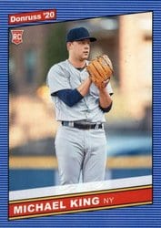 2020 Donruss Base Set Michael King #256 card