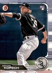 2019 Bowman Base Set Michael Kopech #75 card