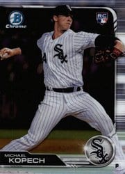 2019 Bowman Chrome Base Set Michael Kopech #82 card