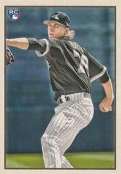2019 Bowman Heritage Base Set Michael Kopech #53VR-37 card
