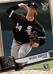 2019 Topps Big League Base Set Michael Kopech #266 card