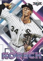 2020 Topps Fire Base Set Michael Kopech #26 card