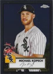 2021 Topps Chrome Platinum Anniversary Base Set Michael Kopech #116 card