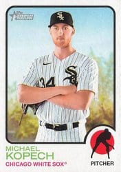 2022 Topps Heritage Base Set Michael Kopech #658 card