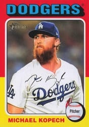 2024 Topps Heritage Base Set Michael Kopech #542 card