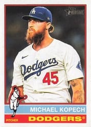 2025 Topps Heritage Base Set Michael Kopech #288 card