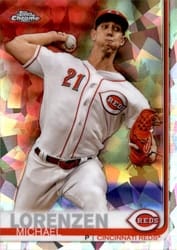 2019 Topps Chrome Sapphire Edition Base Set Michael Lorenzen #304 card