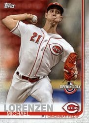2019 Topps Opening Day Base Set Michael Lorenzen #25 card