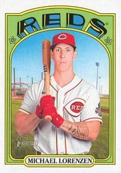 2021 Topps Heritage Base Set Michael Lorenzen #568 card