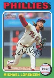 2024 Topps Heritage Mini Base Set Michael Lorenzen #497 card