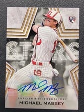 2023 Topps Baseball Stars Autographs (Series 1) Michael Massey #BSA-MM card