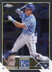 2023 Topps Chrome Base Set Michael Massey #42 card