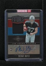 2023 Panini Legacy Futures Patch Autographs Silver Michael Mayer #FAPS-13 card