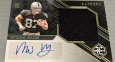 2023 Panini Limited Rookie Patch Autographs Jumbo Michael Mayer #167 card