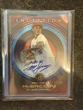 2022 Bowman Inception Prospect Autographs Michael McGreevy #PA-MMG card