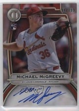 2025 Topps Tribute Autographs Michael McGreevy #TA-MMG card