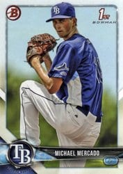 2018 Bowman Prospects Michael Mercado #BP16 card