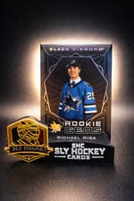 2025-26 Upper Deck Black Diamond Rookie Gems Michael Misa #RG-MM card
