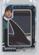 2025-26 Upper Deck Black Diamond Rookie Team Logo Jumbo Puzzle Patch Michael Misa #RTL-MM card