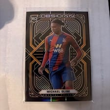 2021 Panini Obsidian Michael Olise Electric Etch Orange #189 card