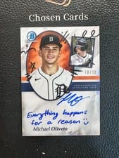 2025 Bowman Draft Draft Prospect Portrait Autographs Michael Oliveto #DPPA-MO card