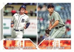 2023 Topps Update Base Set Michael Papierski / Cody Sedlock #US262 card