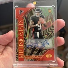 2024 Panini Illusions Illusionists Autographs Michael Penix Jr. #9 card