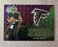 2024 Panini Mosaic Capital Gains Mosaic Michael Penix Jr. #18 card