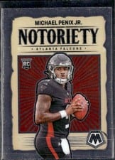 2024 Panini Mosaic Notoriety Michael Penix Jr. #20 card