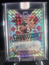 2024 Panini Mosaic Showtime Signatures Michael Penix Jr. #SS-MPJ card