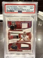 Michael Penix Jr. 2024 Panini National Treasures Treasured Rookies card