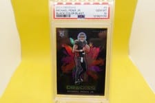 2024 Panini Obsidian Black Color Blast Michael Penix Jr. #5 card