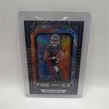 2024 Panini Obsidian Fire and Ice Michael Penix Jr. #10 card