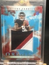 2024 Panini Origins Future Fabrics Michael Penix Jr. #FF-MPE card