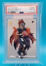 2024 Panini Phoenix Color Blast Michael Penix Jr. #CB-MPJ card