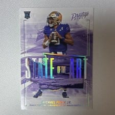 2024 Panini Prestige State of the Art Michael Penix Jr. #SA-MPJ card