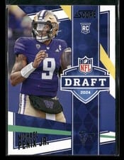 2024 Score NFL Draft Michael Penix Jr. #15 card