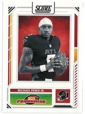 2025 Score The Franchise Michael Penix Jr. #2 card