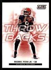 2025 Score Throwbacks Michael Penix Jr. #13 card