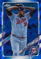 2021 Topps Chrome Sapphire Edition Base Set Michael Pineda #354 card