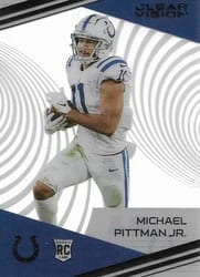 2020 Panini Chronicles Clear Vision Rookies Michael Pittman Jr #CV-19 card