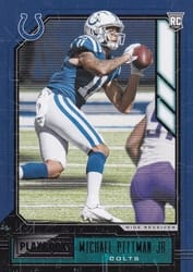 2020 Panini Playbook Base Set Michael Pittman Jr #122 card