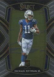 2020 Panini Select Base Set Michael Pittman Jr #262 card